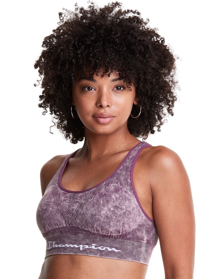 Champion Womens Sports Bra NZ - Infinity Purple ( 8329-PSIQR )